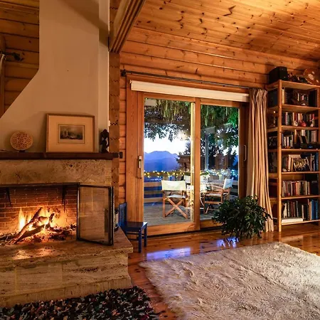 Chalet Luxury On Mountain With Great View Kalavryta