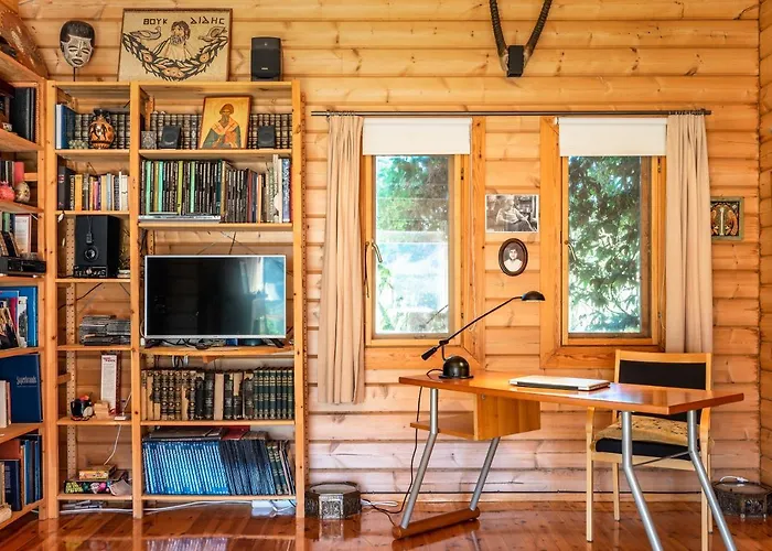 شاليه Luxury Chalet Villa On Mountain Top In Kalavryta With Amazing View